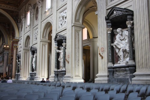 St John
                  Lateran Statues